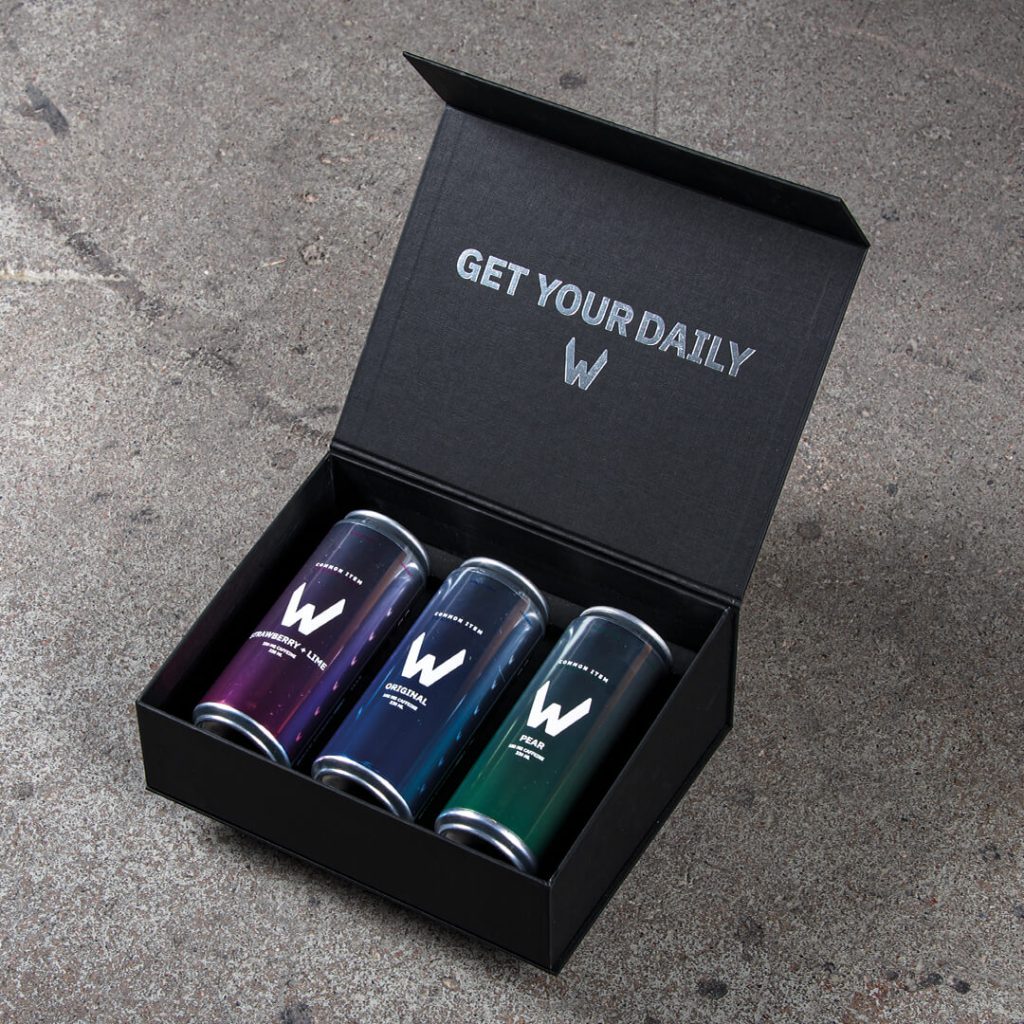 Foliopainettu vaikuttajaboksi magneettisuljennalla