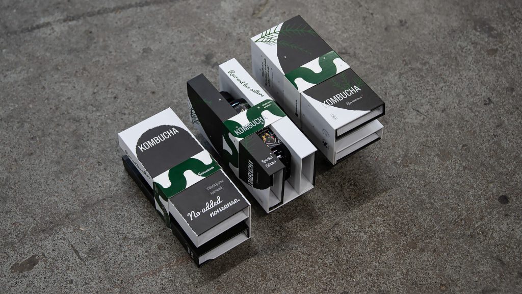 Painettu pakkaus vyötteellä